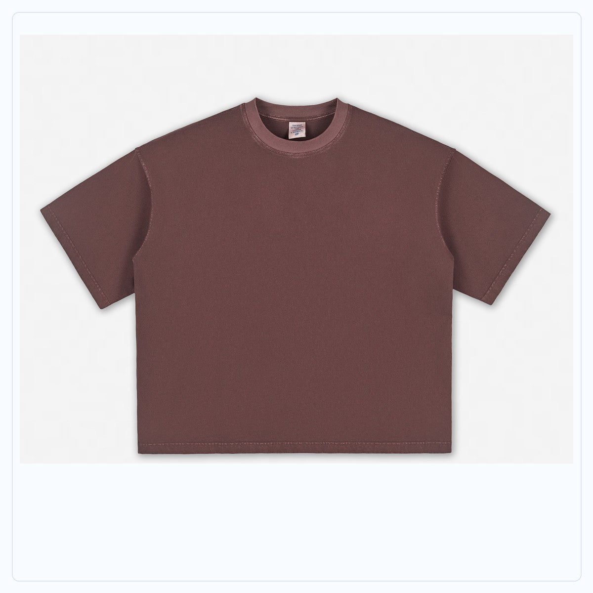 Ume Purple heavyweight T-shirt flat photo