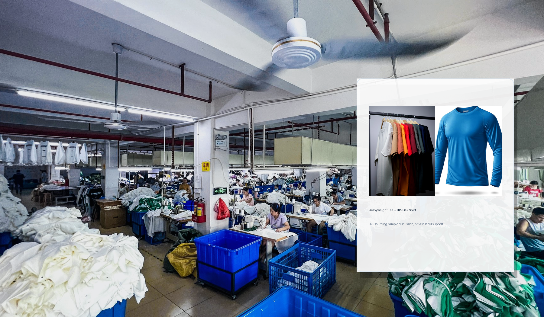 chamerapparel heavyweight T-shirt and UPF50+ sun shirt product visuals