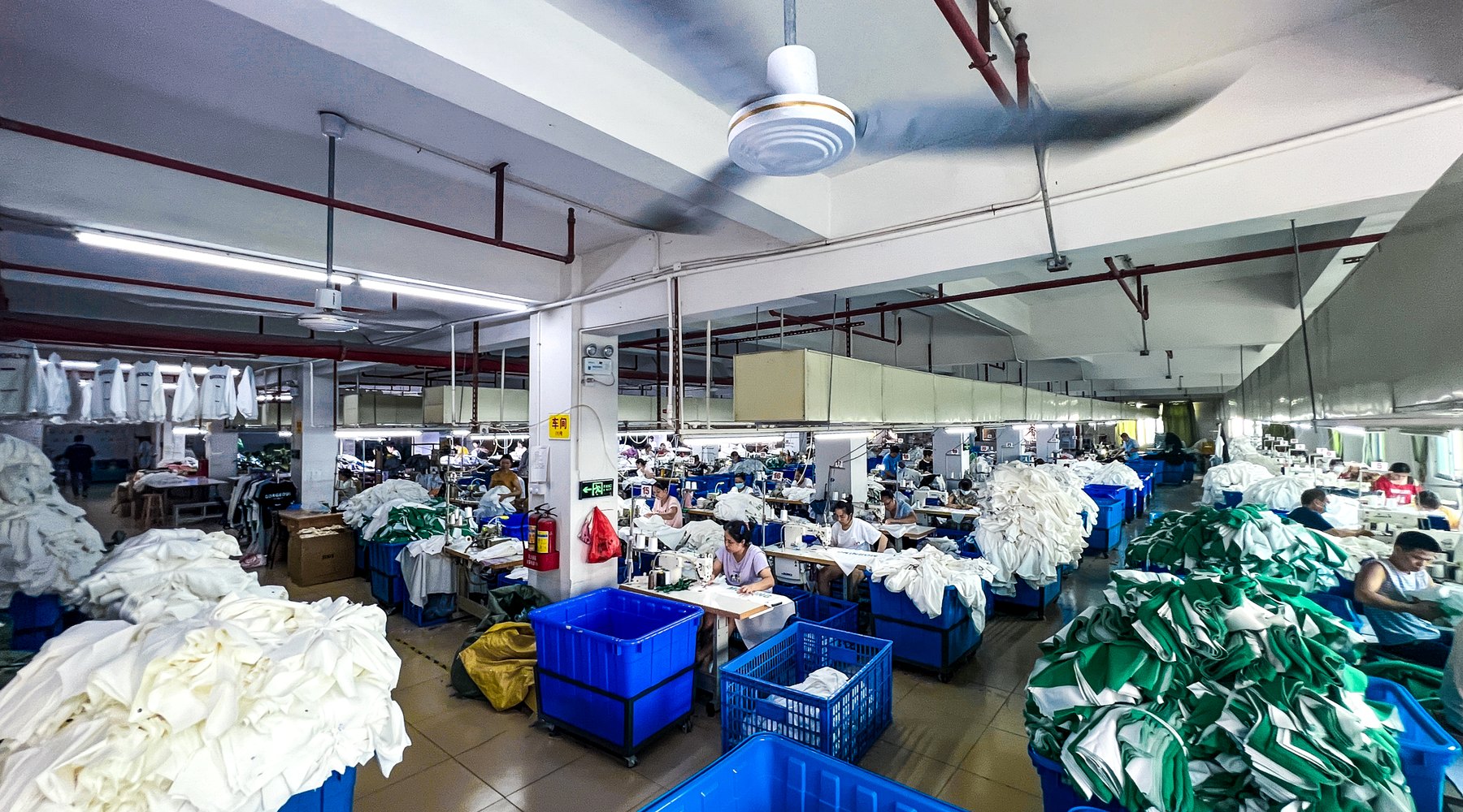 Real apparel production workshop