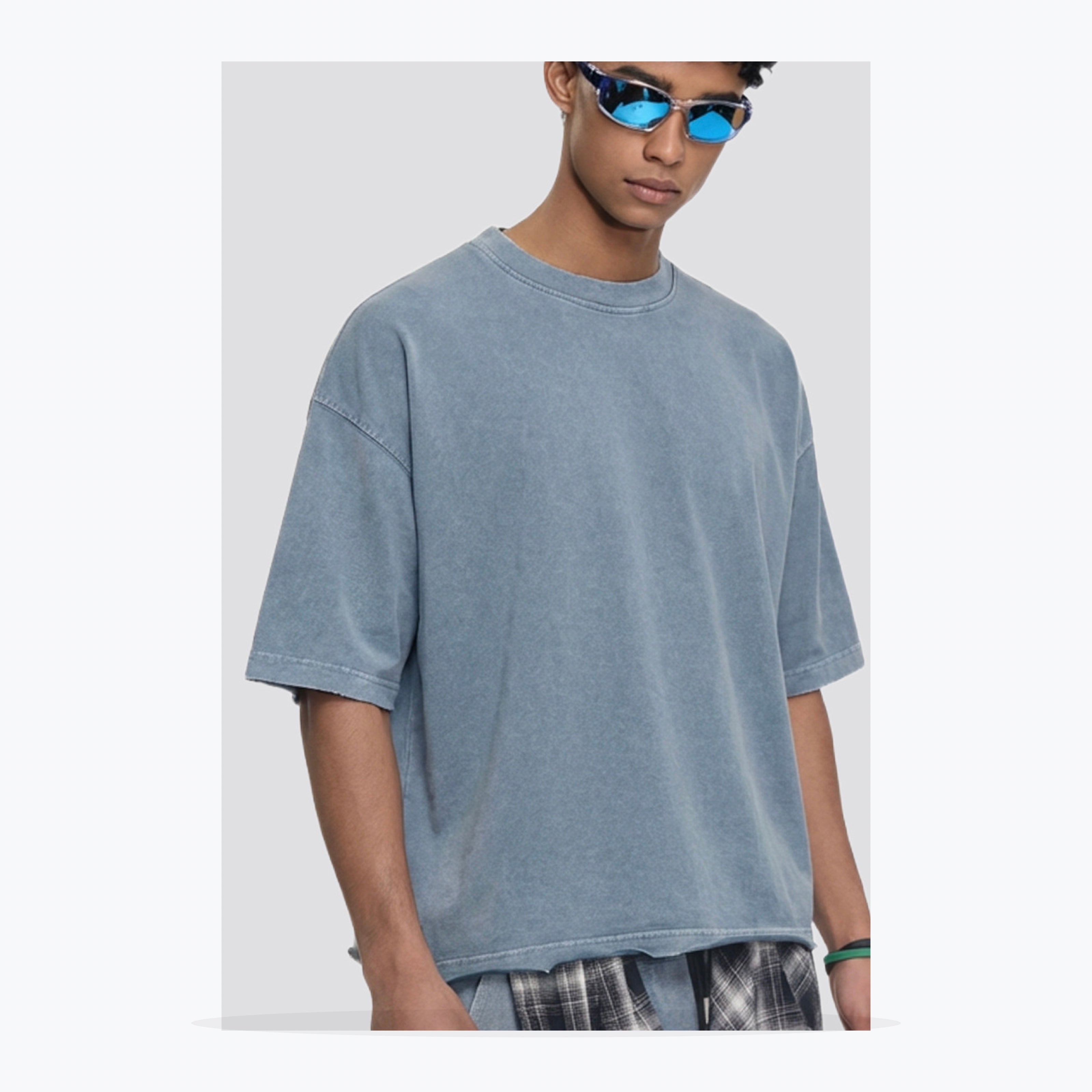 chamerapparel 260G Washed Boxy Short Sleeve T-Shirt