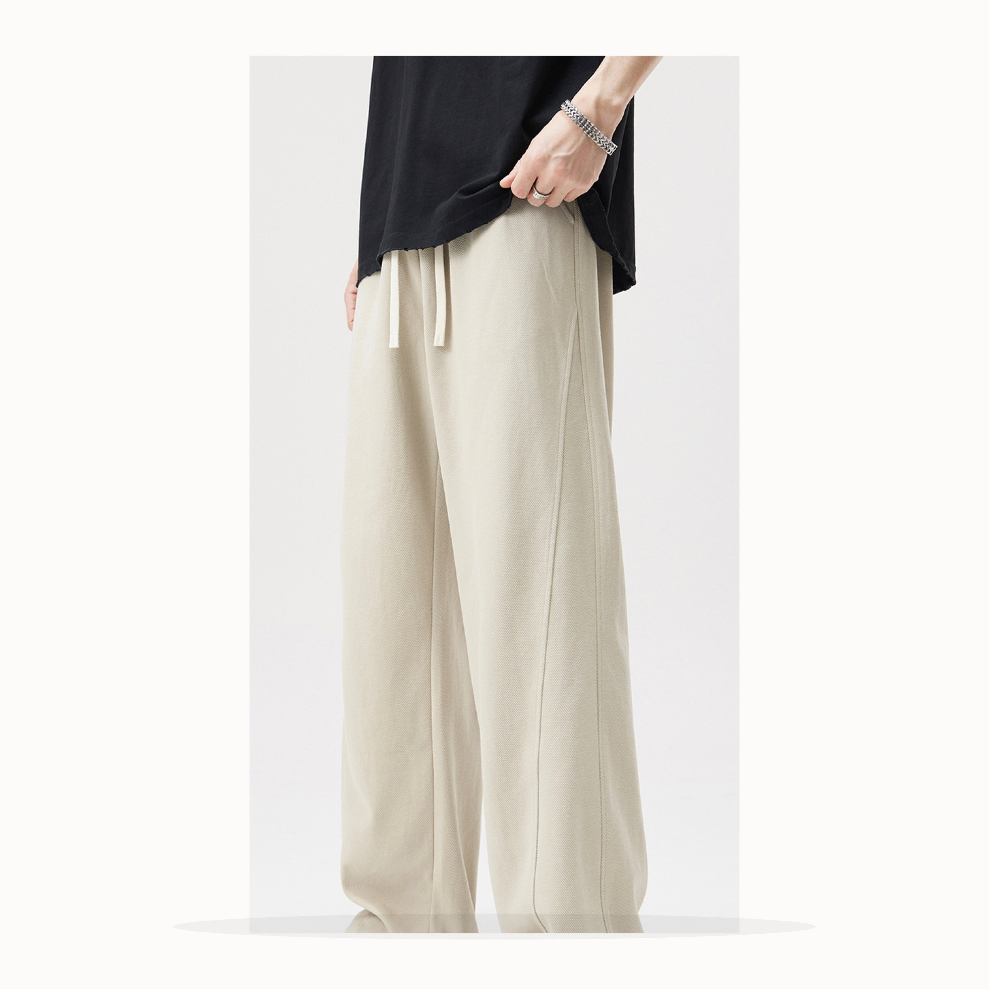 chamerapparel 270G drape casual wide leg pants