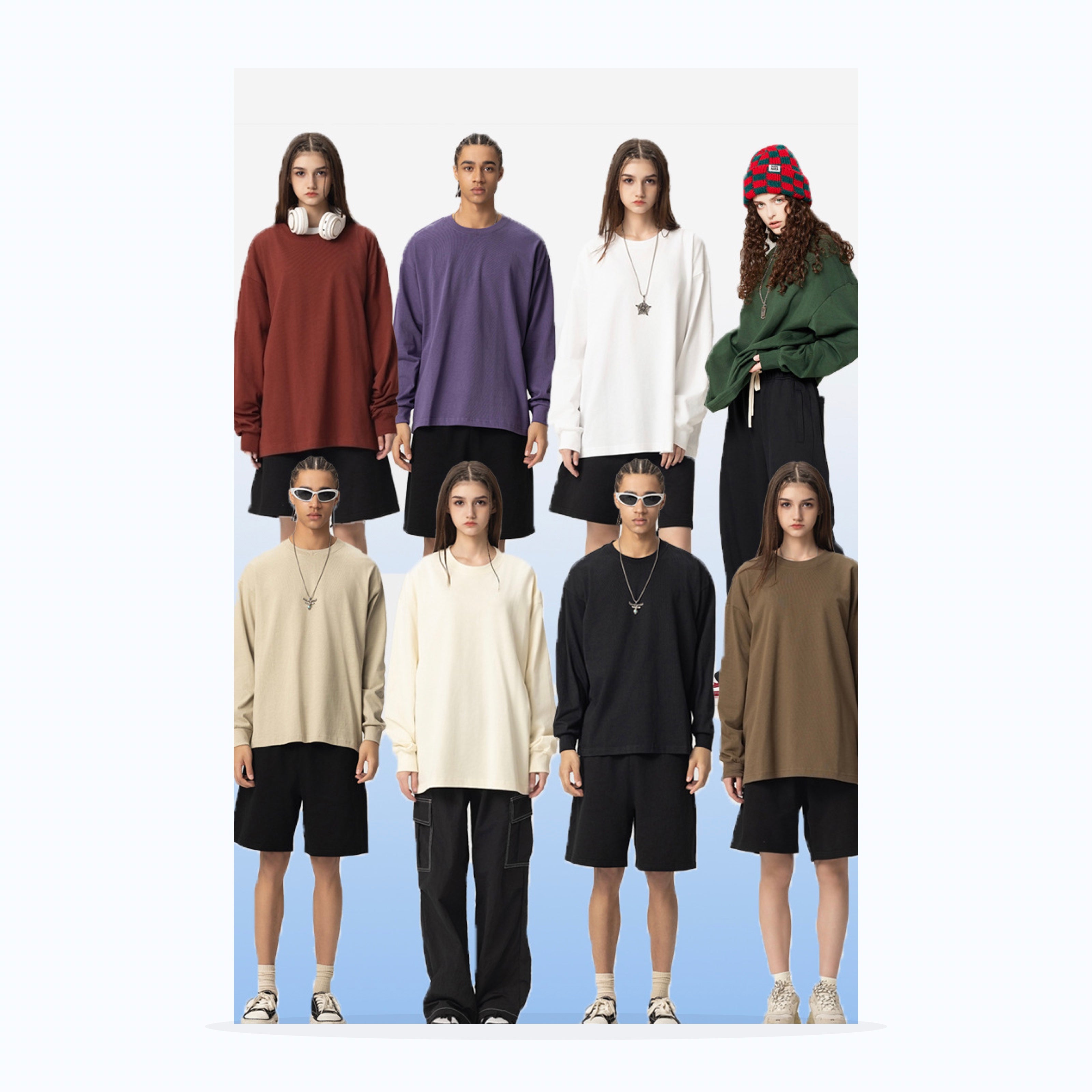 chamerapparel 305G Heavyweight Cotton Long Sleeve T-Shirt